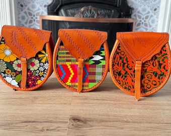 Leather-Trimmed Bags
