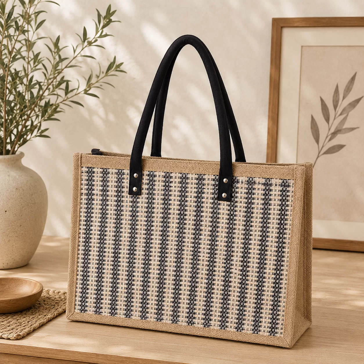 Everyday Woven Jute Tote