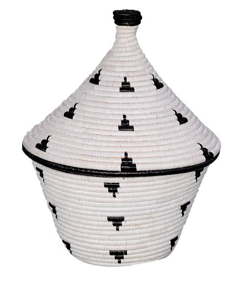 Royal Purple Lidded Basket